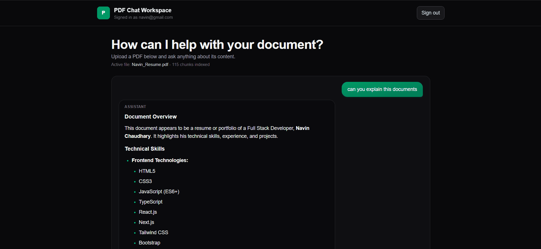 ChatPDF AI – Intelligent PDF Document Assistant preview