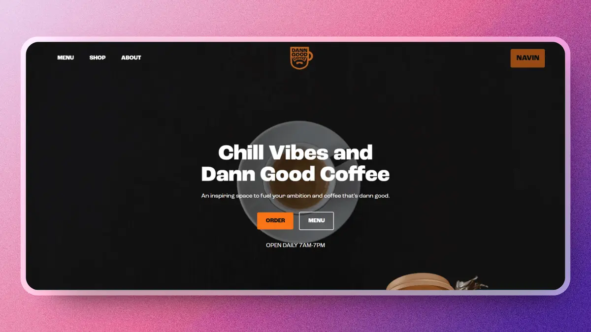 Coffee Website preview