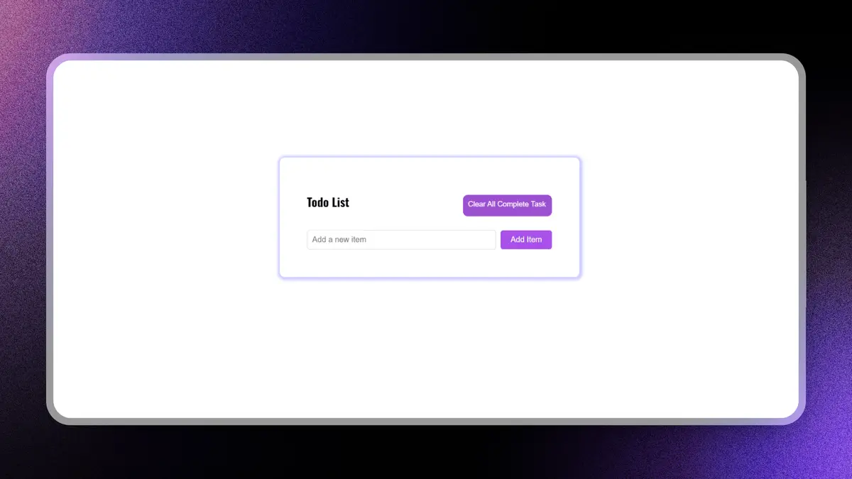 To-do List preview